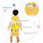 Children's Cartoon Emergency Reusable Fashion Long Raincoat With PVC material