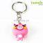 PVC Plastic Type and Plastic Material Naruto 3D PVC keychains