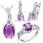 modern design for women beauty Crystal diamond necklace set