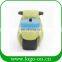 Funny motorcycle ceramic piggy bank dolomite money saving box