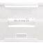 Thumb slot Milky White Rigid Multi-Badge Holder