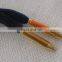 Gold bullet shape metal quick release clips men shoe clips