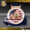 Soft Enamel 3D Relief Wrestling Classic Medal with Eagle Shape