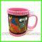 Custom pvc children cartoon animal mugs for promotional gifts