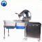 Gas heating manual operate caramel popcorn machine