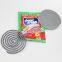 140mm high quality gray paper mosquito coil, good night plant fiber paper mosquito coil