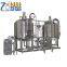 beer brew kettle and beer brewing system for beer production line