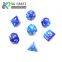 SueGao CARFT factory custom colorful polyhedral plastic dice set