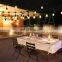 outdoor string light 48FT S14 LED Bulbs E26 E27 for Holiday Garden Patio Christmas Use fairy string light