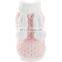 Pet cat Kitten Winter flannel Clothes Overcoat glitter star winter Hot stamping vest fuzzy ball