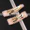 RTS Wholesale Custom Hair Accessories Fashion Girls Flat Hairgrip Hair Pin Crystal Rhinestone Barrette Hair Clips For Women