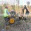HYSOON compact skid steer loader HY280 with 4 in 1 bucket