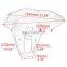 Universal Motorcycle accessories Black Rear Wheel Cover Fender Mudflap Mudguard Splash Guard