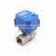 CWX-25S 2 way 1/4",1/2",3/4",1"motorized valve   ss304 mini electric actuator water control valve  12v 24v 110v 220v