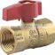 High quality Galvanized ISO Certification Forged Brass GAS Ball Valve
