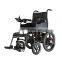 Handicapped Light Weight Mobility Electric Wheelchair Ready to Ship! Topmedi Folding Rehabilitation Therapy Supplies 44/49KG 10"