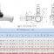 rod end bearing hydraulic cylinger spherical SQ10RS SQ12RS ball joint bearing