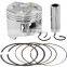 Factory supply CG125 engine parts racing piston rings kit motorcycle piston set