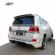 Plastic material E style body kit for 2018 Toyota land cruiser front bumper rear bumper for land cruiser facelift