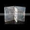 plastic 22mm dvd case clear 4 dvd