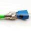 High quality  FC APC Male to LC UPC Female Hybrid Adapter Fiber Coupler Fiber Switch Adapter