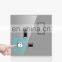 Type 86 UK/EU Standard TV And Phone Wall Socket 16A Organic Glass Panel Socket And Switches Electrical