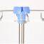 Stainless steel medical  infusion pole  hospital IV pole stand for hospital use