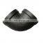 banded black galvanized malleable iron pipe fitting elbow