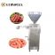 High efficiency pneumatic sausage kink filling machine / quantitative twist filler for sale