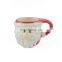2020 3d Customizable Kids Decorative Merry Christmas Design Ceramic Dolomite Porcelain Father Coffee Cups Mug Set