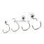 Fishing lead head hooks 3.5g 5g 7g 10g offset  hook carp tackle accessories stainless steel mustad hook