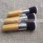 2019 Free Sample Colorful Bamboo Foundation Blush Single Makeup Brush