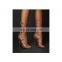 Elegant luxury shoes with ankle lace up & high heels ladies sandals women gold python print bridal shoe