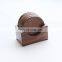 Wooden coaster set black walnut round solid wood tea cup mat creative kungfu tea set meal mat cup set