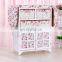 Home Furniture Ironing Board Wooden Ironing Cabinet With Wicker Drawer
