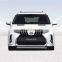 Runde Top Quality Body Kit For 11-20 Toyota Sienna Upgrade LM Style Front Bumper Rear Bumper Engine Hood