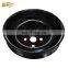 HIDROJET excavator part fan drive pulley 6732-61-3740 fan belt pulley for 6D102
