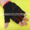 Lightweight Fingerless Synthetic Leather Palm Padded Women Workout Fitness Gloves