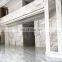 Polished white marble wall panels marble stone wall facing