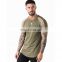 Top Selling Spandex Short sleeve Men White Muscle Fit Gym Sport Custom T-Shirt