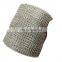 Customize 0.1 mm 0.15 mm wire corrosion resistance stainless steel knitted wire mesh