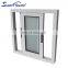 AS2047 aluminium alloy frame tempered glass sliding window Double Glaze Low E Top Window