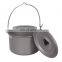 Portable 4.5L Cooking Pot with Lid for Outdoor Camping Hiking Cookware Gear & Accessories