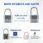 Wireless Digital Wardrobes Smart Door Padlock Fingerprint Lock