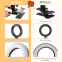 Dimmable Fashion Led Circle 6 Inch Circle Photography Lighting 3 Colour Led Ring Light With Phone Stand