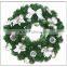 Christmas Deco Ball Wreath/Design ChinaNew Factory Plastic Custom Christmas Wreath / PVC Wreath / PE Wreath for Chirstmas