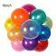 10inch 1.8 Grams and 12inch 2.8g Thick Natural Latex Balloon Round Standard Metallic Pearl White Red Party Balloon