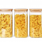 Borosilicate Glass Kitchen Use Food Storage Jar with Sealed Food Grade Bamboo Lid