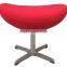 Egg chair, Arne Jacobsen egg chair cowhide leather