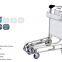 3 Wheel OEM Stainless Steel Baggage Airport Carts Airport Trolleys